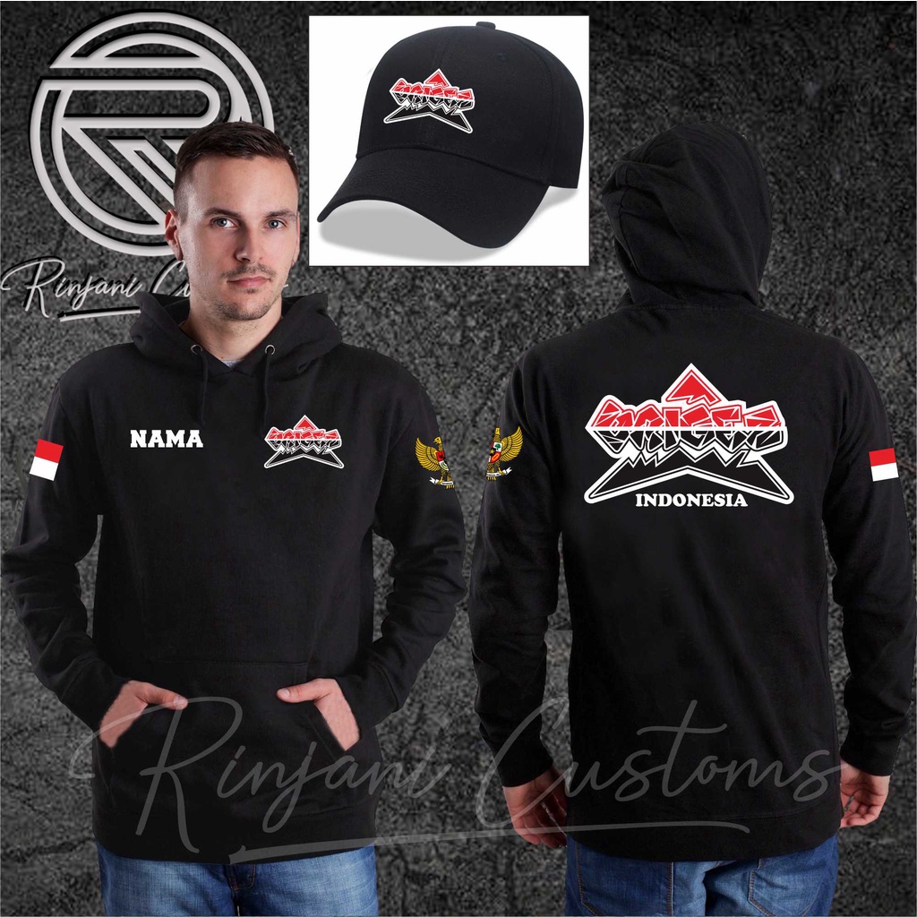 JAKET BRIGEZ INDONESIA, JAKET ORMAS BRIGEZ .BISA PAKAI NAMA SENDIRI