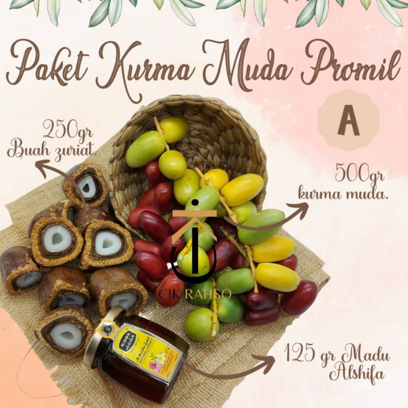 

Paket Kurma Muda dan Zuriat FRESH Bukan Beku. LEBIH HEMAT