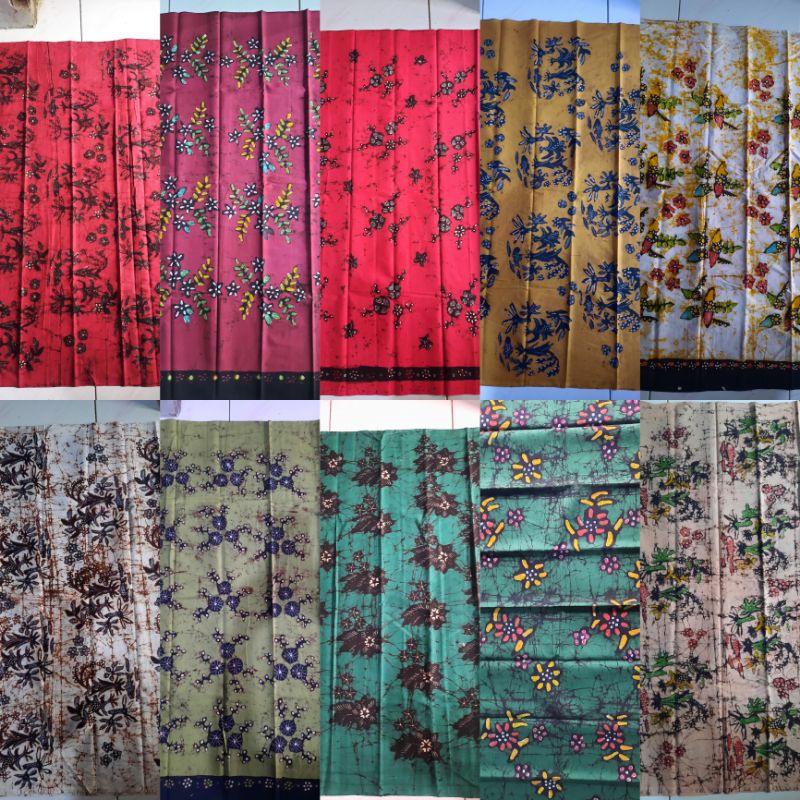 KAIN BATIK TULIS ASLI KHAS BAKARAN JUWANA PATI WARNA CORAK MOTIF