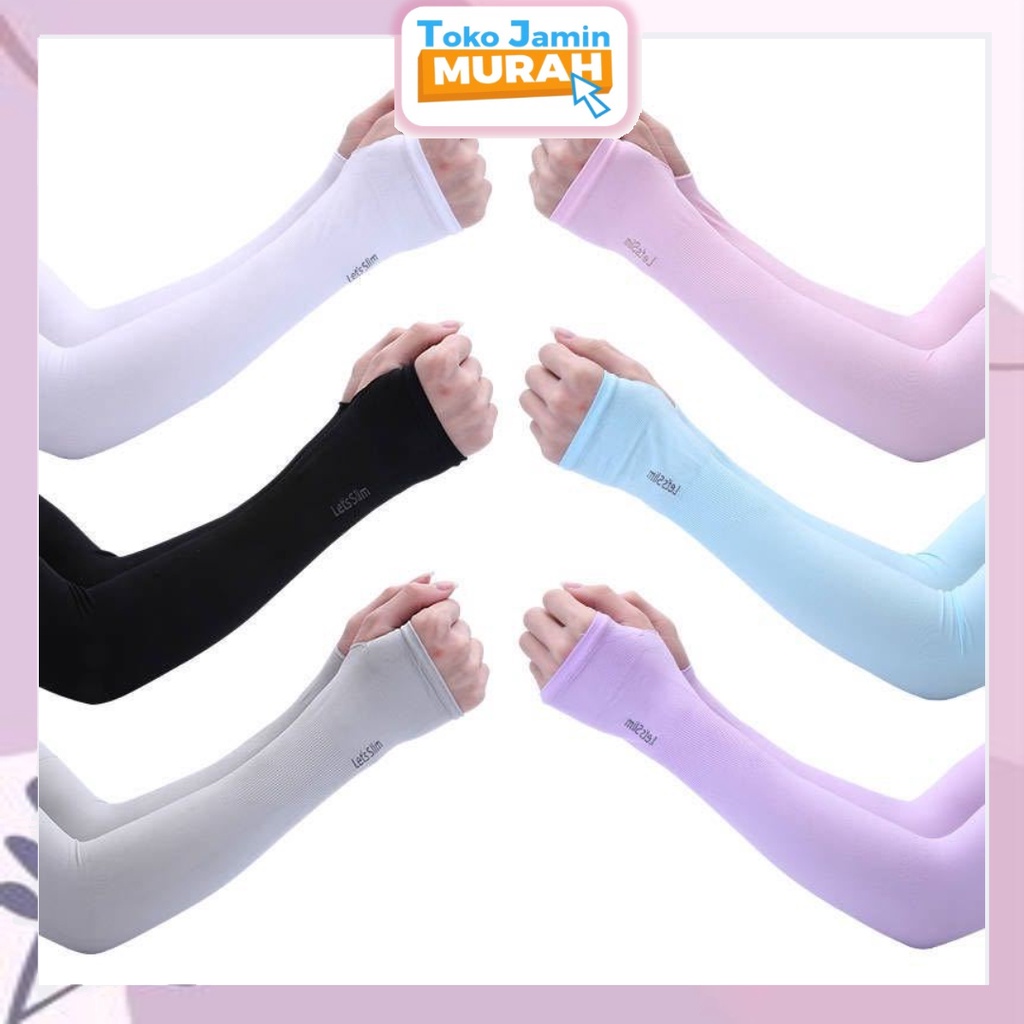 TJM ST369 Manset Tangan Polos Handsock Pria Wanita Muslimah Manset Stocking Lengan