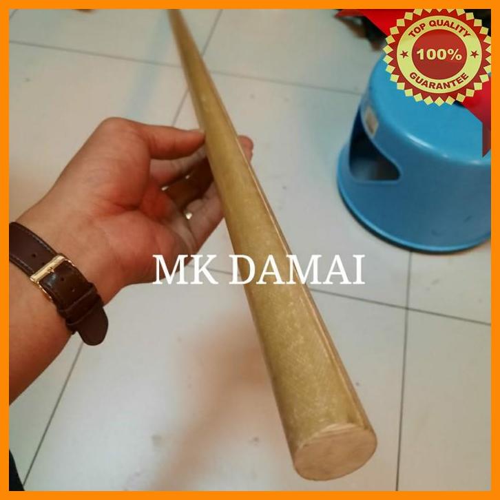 (MKD) Resin kuning batangan 35mm x 100cm / Epoxy fiber glass rod 30mm