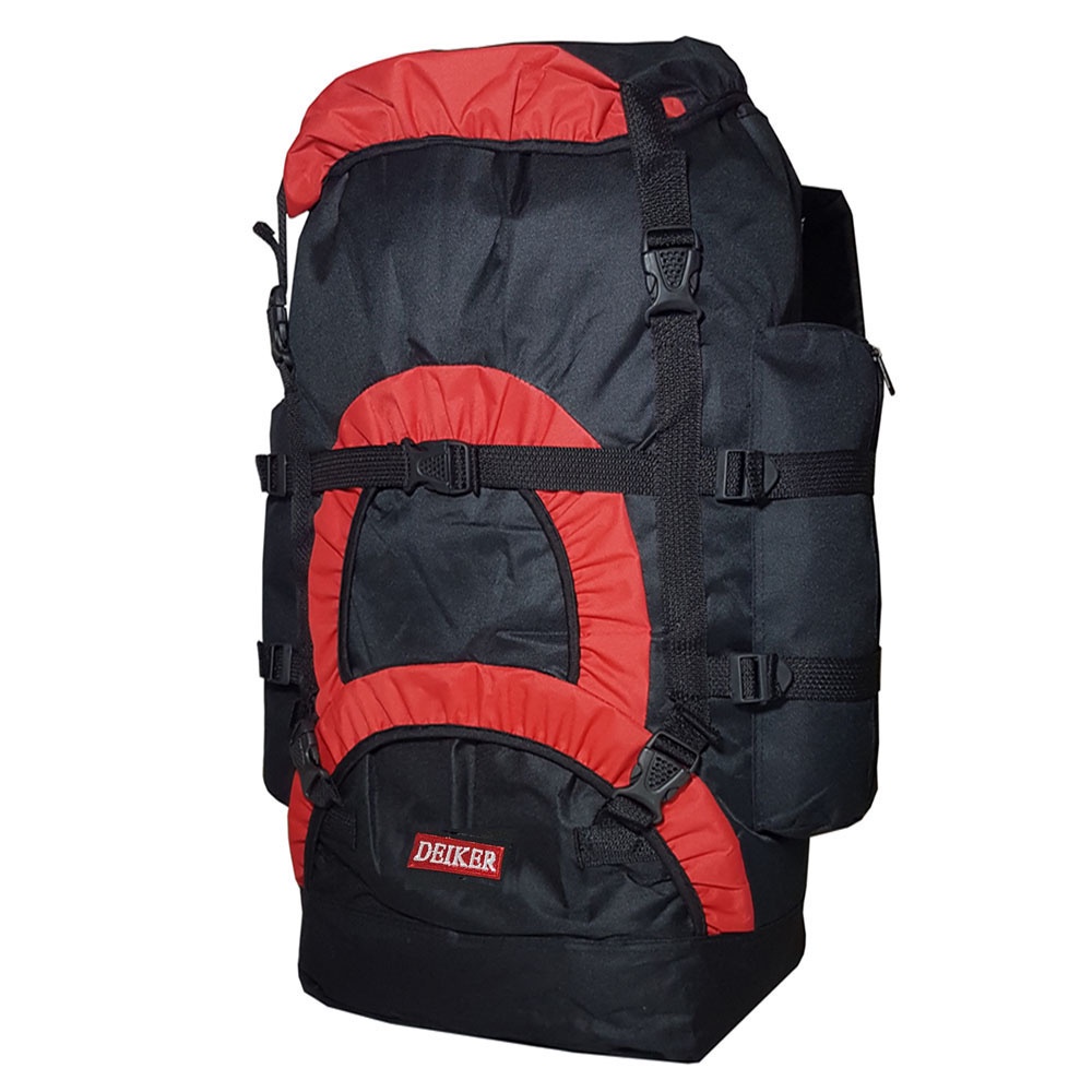 Tas Gunung Tas Keril Tas Carrier Tas Camping Tas Hiking 60L DKR 60L Lightweight Waterproof Backpacks Packable Foldable Hiking Travel Backpacking Daypacks For Man and Women Keril Daiker 36151 70 - Black