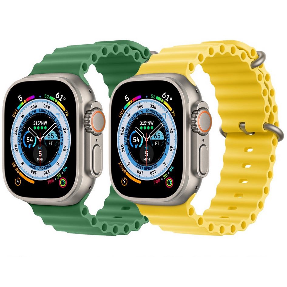 FA Ocean Strap watch iwatch 12 3 4 5 6 8 7 SE 2020 ultra 38mm 42mm 40mm 41mm 44mm 45mm 49mm tali smartwatch jam tangan