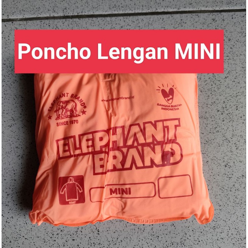 Jas Hujan Poncho Murah Bagus bukan Stelan Ceria Elmondo tetapi MINI Tap Tap