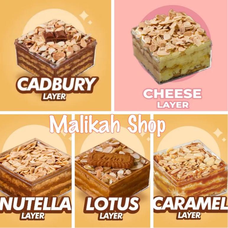 

Produk Premium.. Bittersweet by Najla Lotus/ Nutella/ Caramel/ Cheese/Cadburry Layer Crispy Puff 43