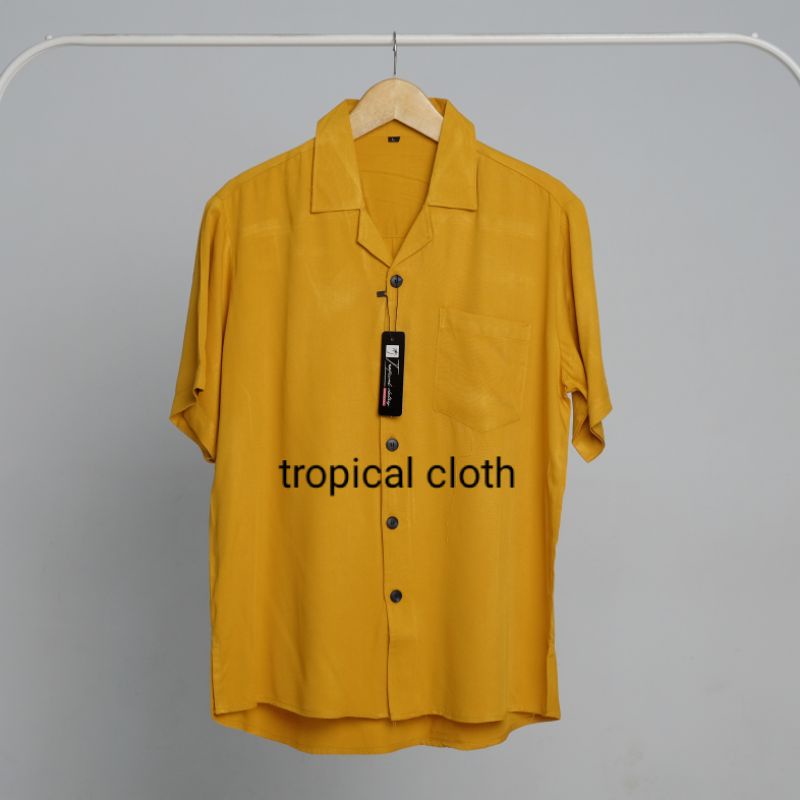 KEMEJA PENDEK VINTAGE T-SHIRT - HIJAU SAGE