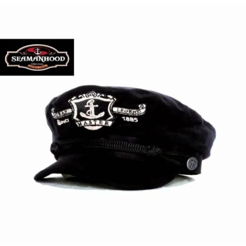 TOPI SEAMANHOOD TOPI SAILOR TOPI BRANDED TOPI FASHION TOPI ANAK BAND TOPI ARIEL TOPI PELAUT