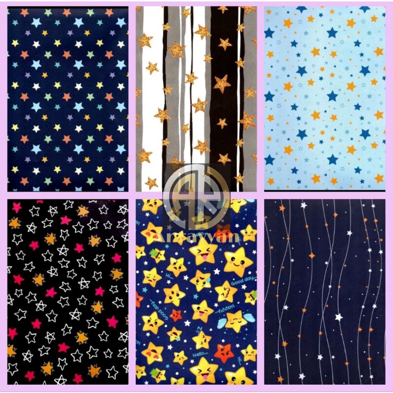 

KERTAS KADO SANSANWAWA MOTIF STAR BINTANG KERTAS KADO SANWA DOFF ULANG TAHUN