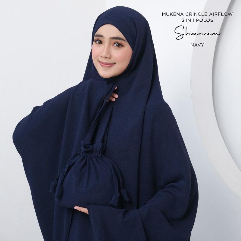 MUKENA LESTI JUMBO 3IN1 | MUKENA CRINGKEL AIRFLOW | MUKENA TRAVEL | FREE BAG