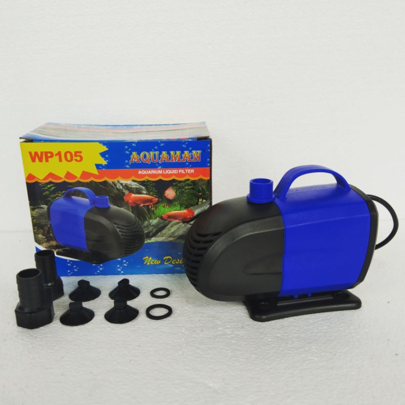 mesin pompa filter celup aquarium AQUAMAN WP 105 waterpump akuarium ph water pump kolam hidroponik submersible