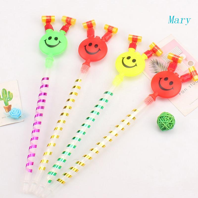 Mary 14.76in Blowouts Whistle Toy Mainan Pesta Anak Banyak Warna Random