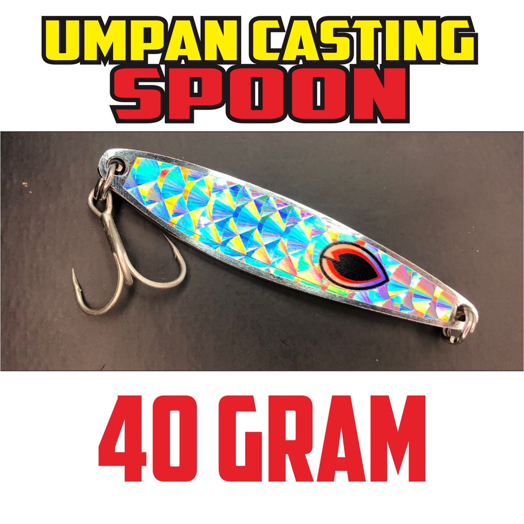 Umpan Casting Spoon Umpan Tengiri Gt Baracuda