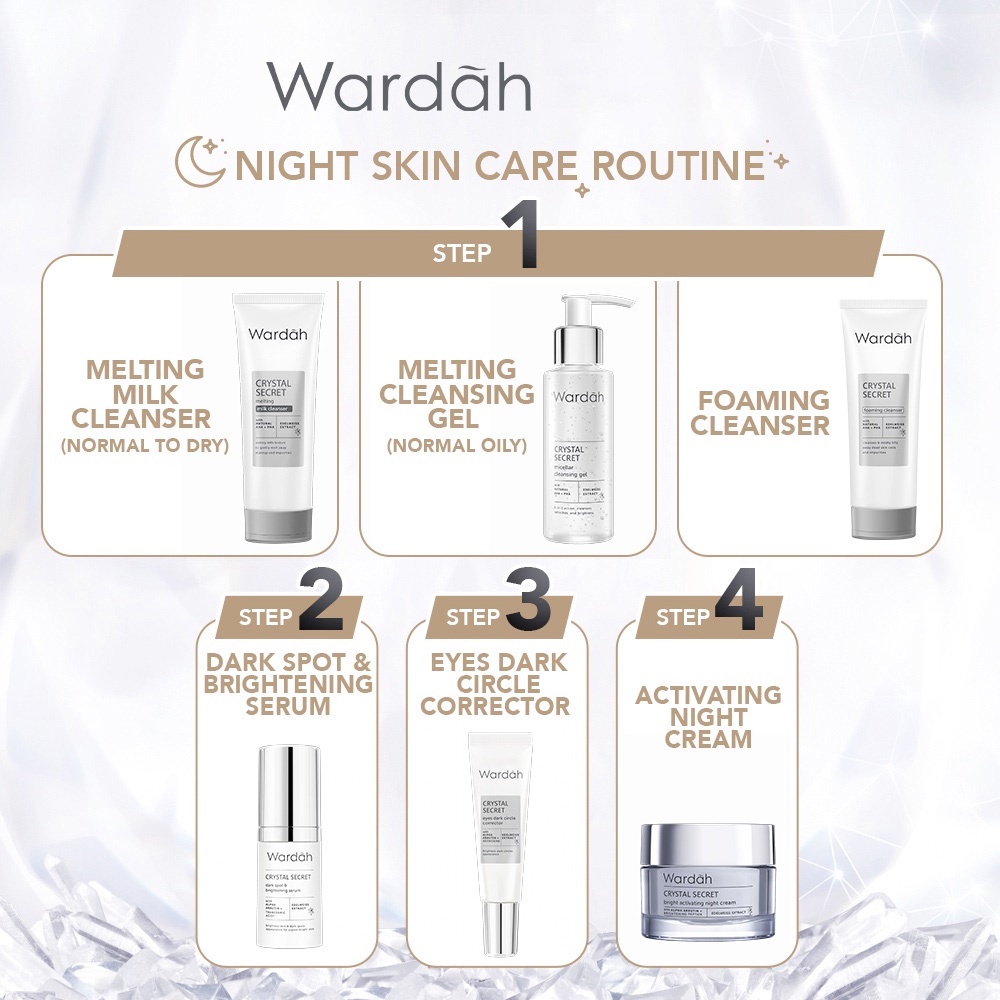 WARDAH Crystal Secret Series Brightening