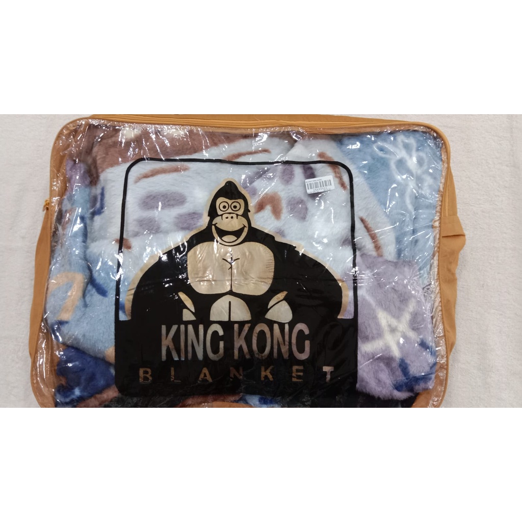 Selimut Champion KING KONG Ukuran 180x210cm My Comfort Blanket Bahan Bulu Halus Tebal Nyaman Lembut Besar size JUMBO