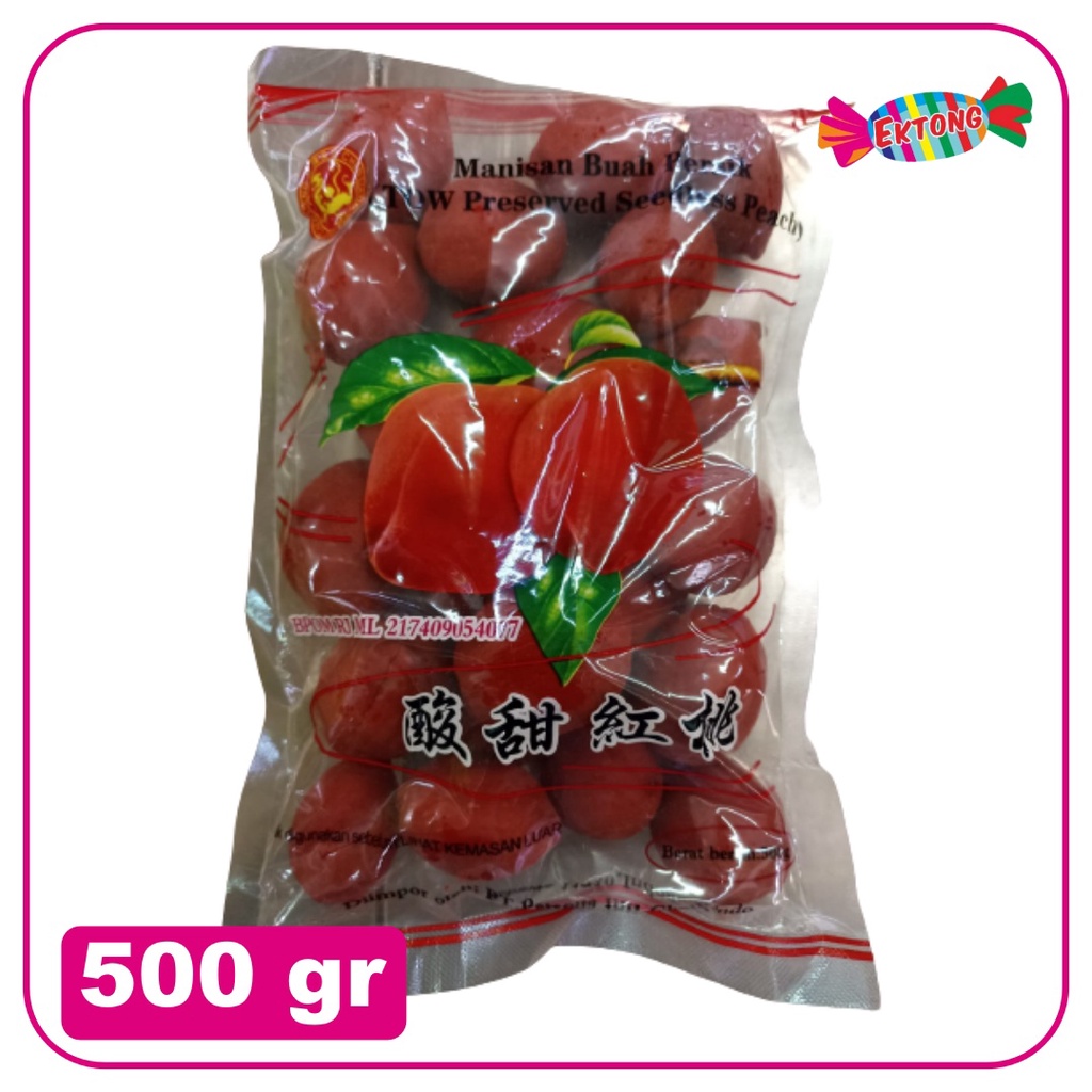 

CLJ MANISAN BUAH PERSIK MERAH 500GR
