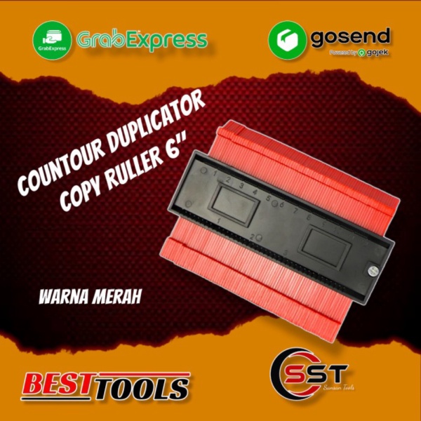 

Promo Contour Duplicator Profile Gauge Copy Ruller Keramik Gypsum 6inch Diskon