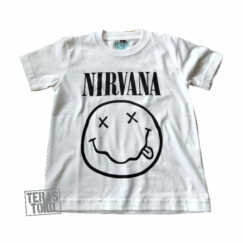 Promo baju anak nirvana / kaos anak nirvana / baju band anak / kaos anak / bootleg