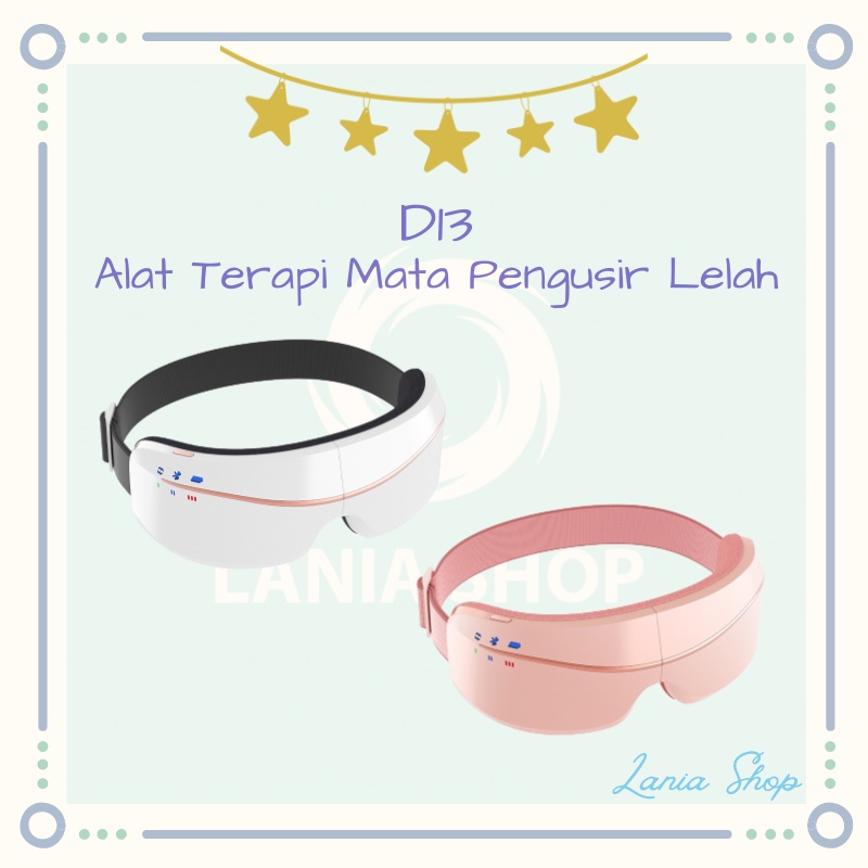 D13 Foldable Heated Eye Mask - Alat Terapi Mata Pengusir Lelah