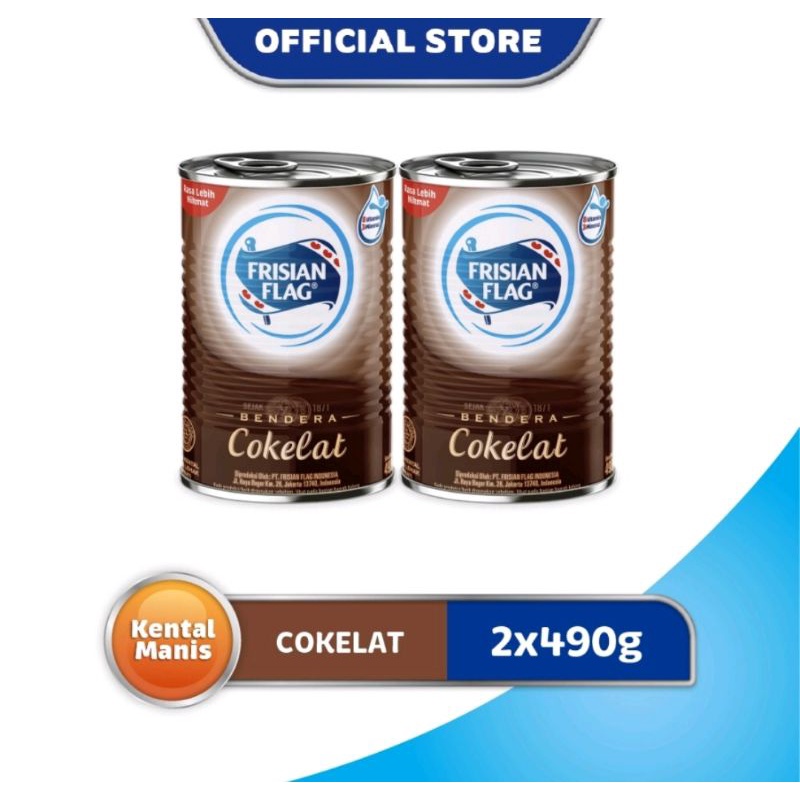 

FLASE SALE Bendera Kental Manis 2× 490gr Coklat