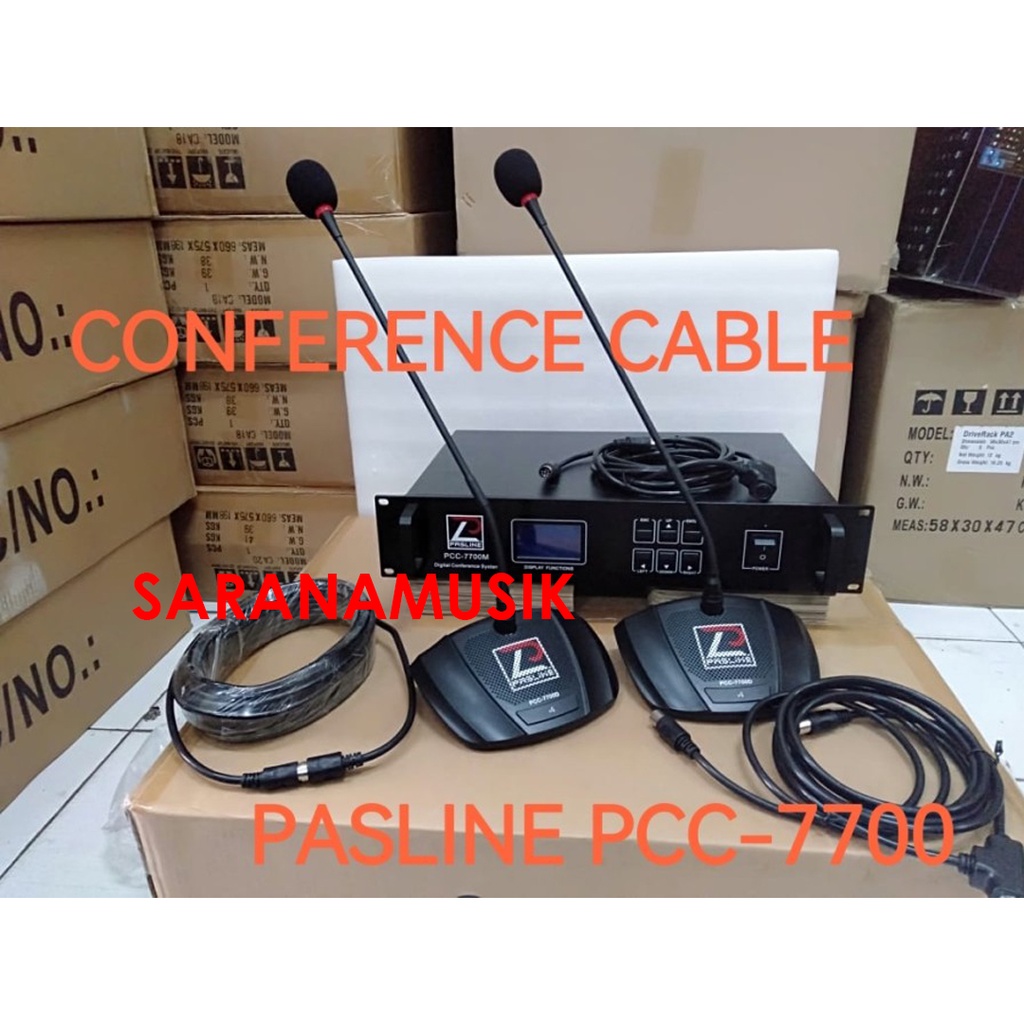 Mic Conference Pasline PCC-7700C PCC-7700C Pasline PCC 7700 Chairman Original
