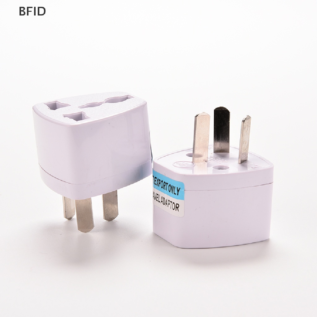 [BFID] Us EU Universal to AU Australia Steker 3pin AC Power Adapter Travel Converter [ID]