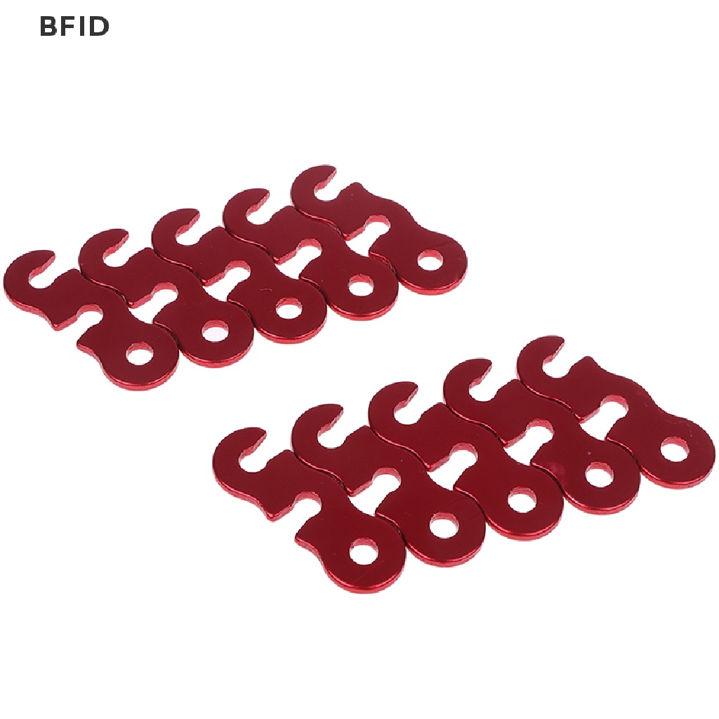 [BFID] 10pcs Tensioner Pengencang Tali Tenda Adjuster Aluminium Alloy Quick Release [ID]