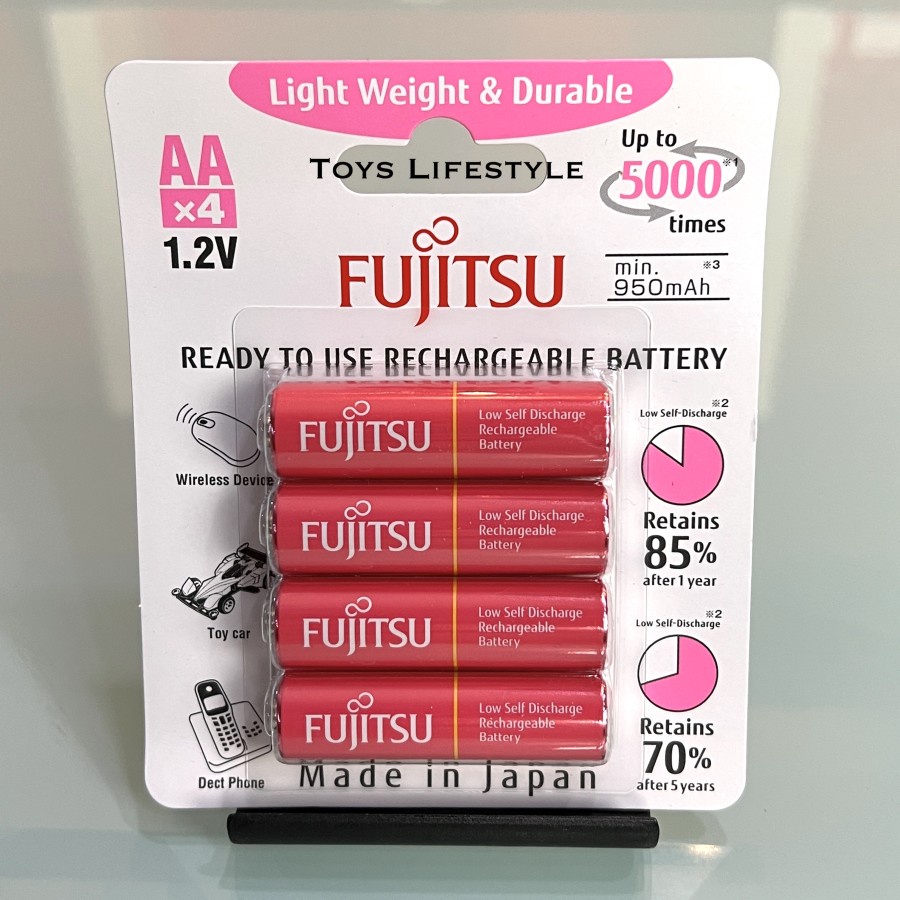 Batu Baterai Fujitsu Neochamp Tamiya Rechargeable Battery AA / A2