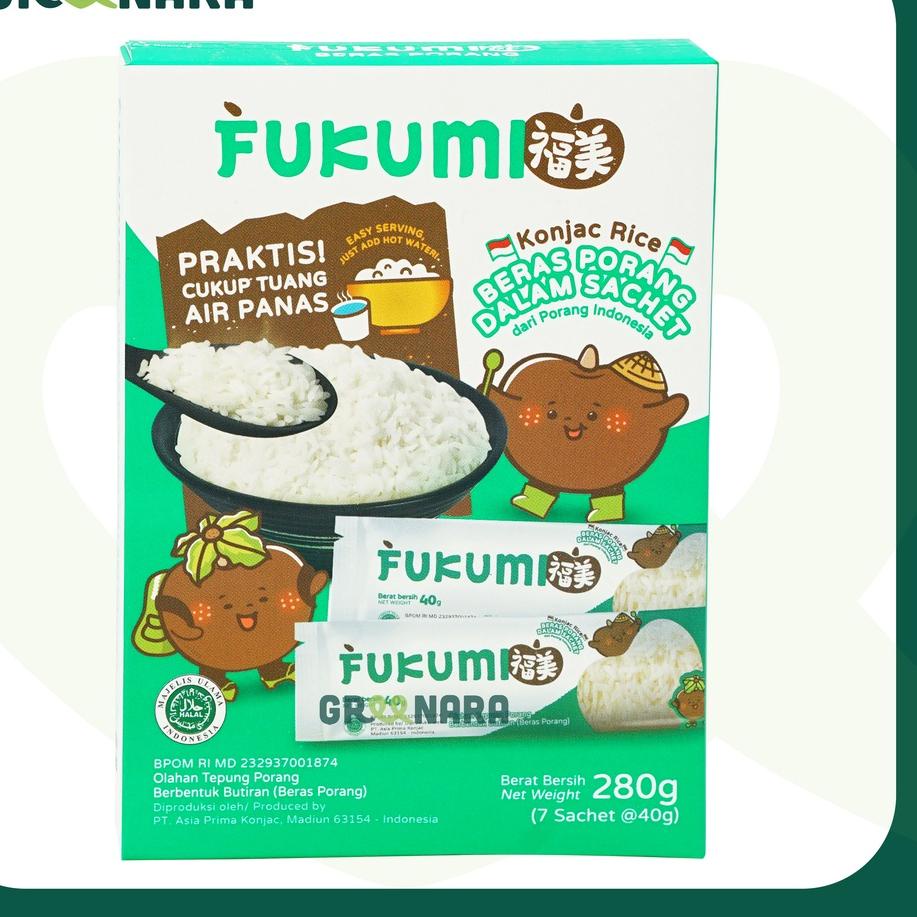 

♢ Fukumi Konjac Rice 280gr / Beras Porang 280 gram ♟