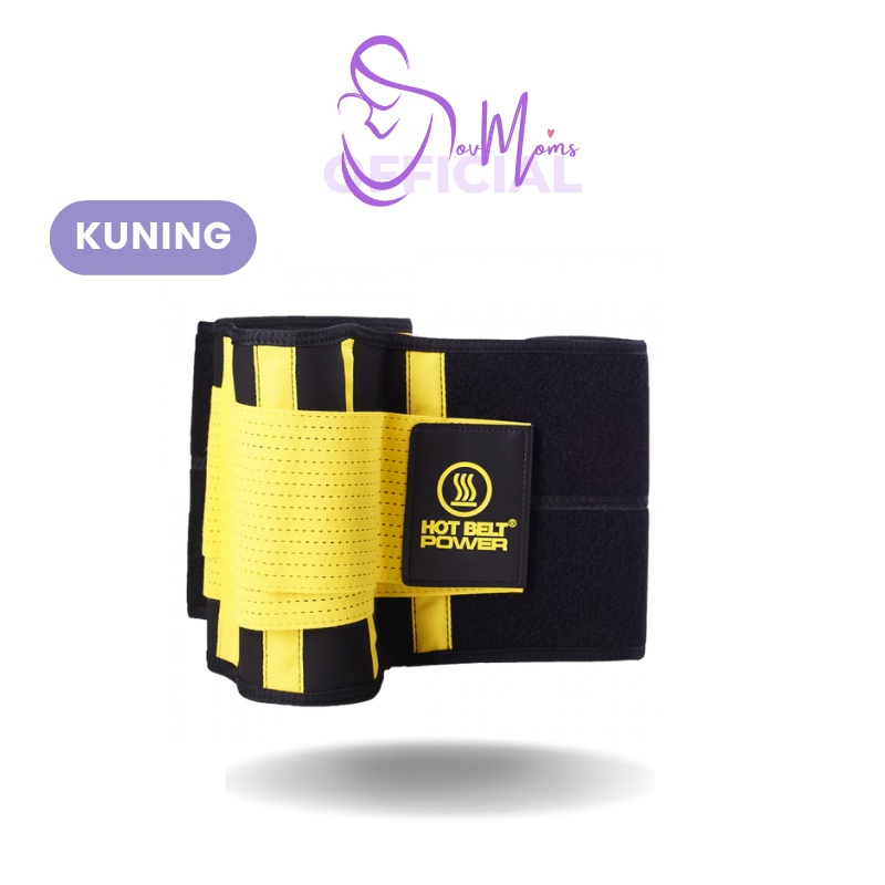 Sabuk Pelangsing Pengecil Pembentuk Perut Hot Shaper Power Belt Sabuk Pembakar Lemak Tubuh Original