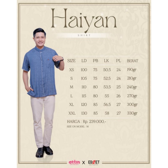 Kemeja Haiyan Shirt By Erzet