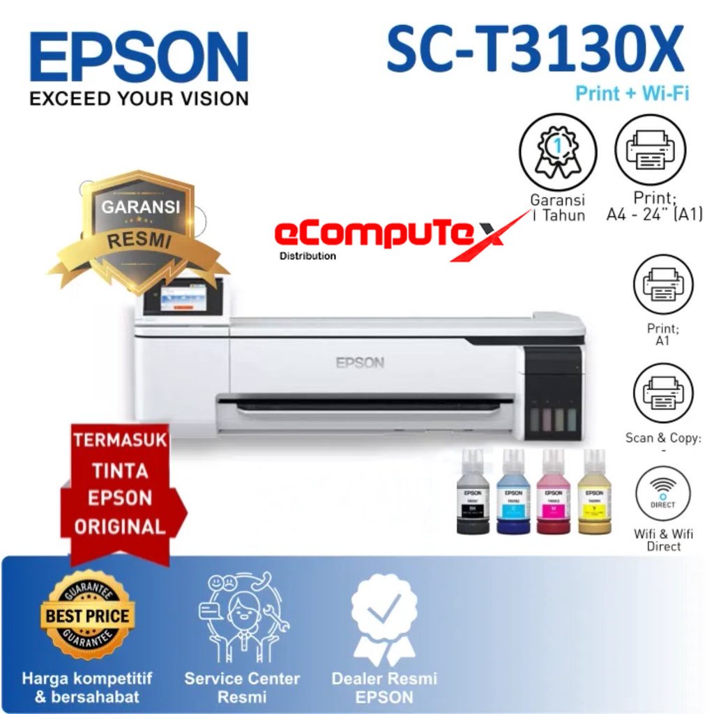 PRINTER EPSON SURECOLOR SC-T3130X TECHNICAL PRINTER SC T3130X