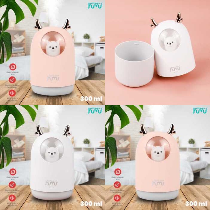 Humidifier Ultrasonic RGB Pet Design Pengharum Ruangan 300ml Model - HUMI M106