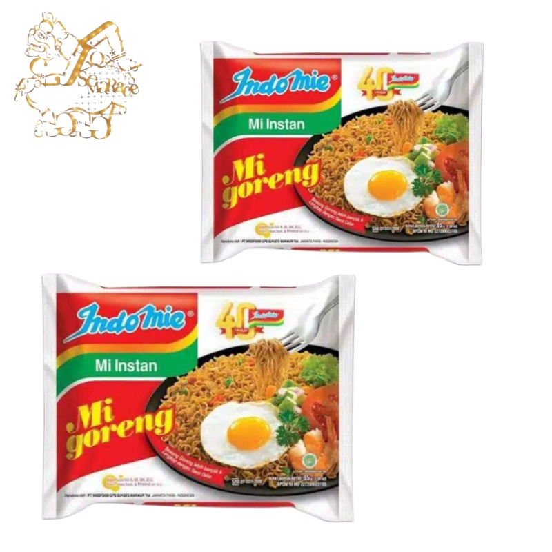 PAKET KENYANG INDOMIE GORENG 2PCS + COCA COLA 1PCS