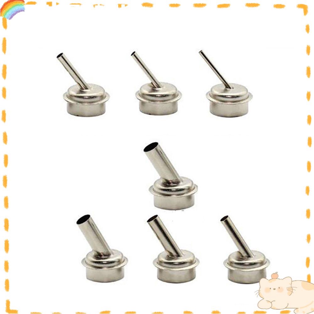Solighter Untuk 861DW Aksesoris Las Tahan Lama Hot Air Gun Curved Heat Nozzle
