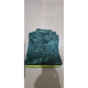 kemeja blus satin serut 101