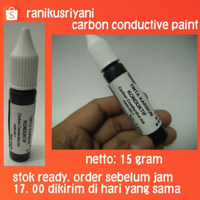 

Carbon Conductive Paint 15 gram pena Ink Tinta Lem Karbon Konduktif
