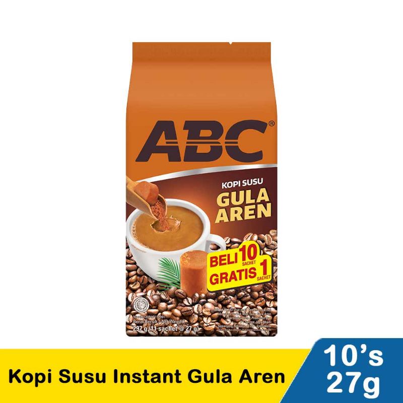 

Abc Kopi Susu Instant Gula Aren 10X27G