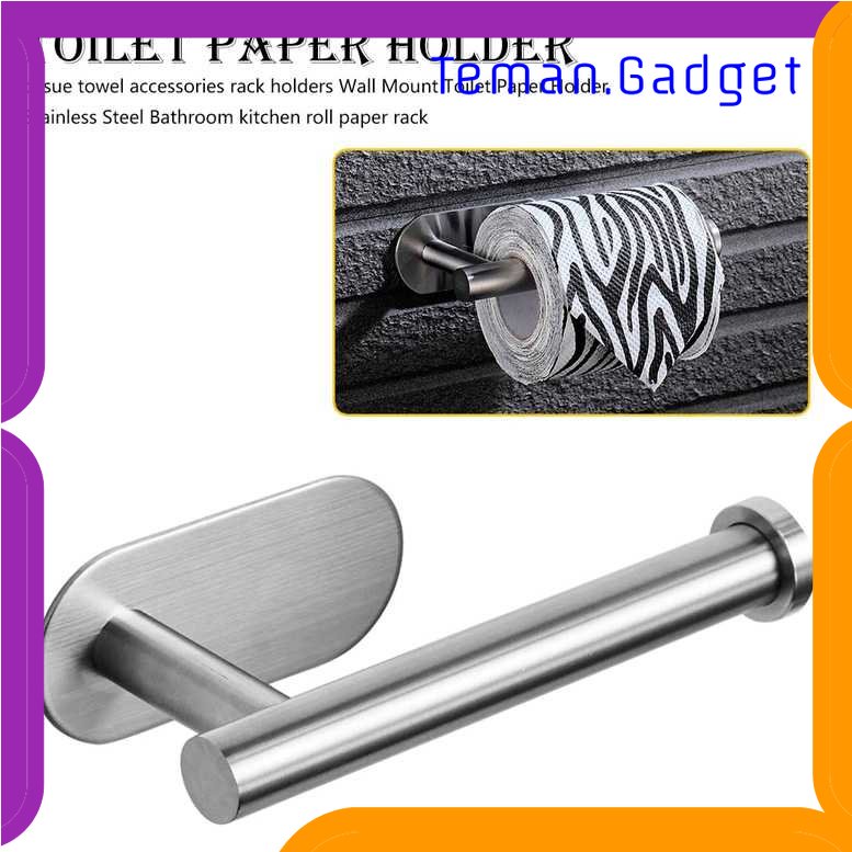 TG - DPR HOUSEEN Gantungan Tempat Tisu Toilet Paper Holder Stainless Steel - H225