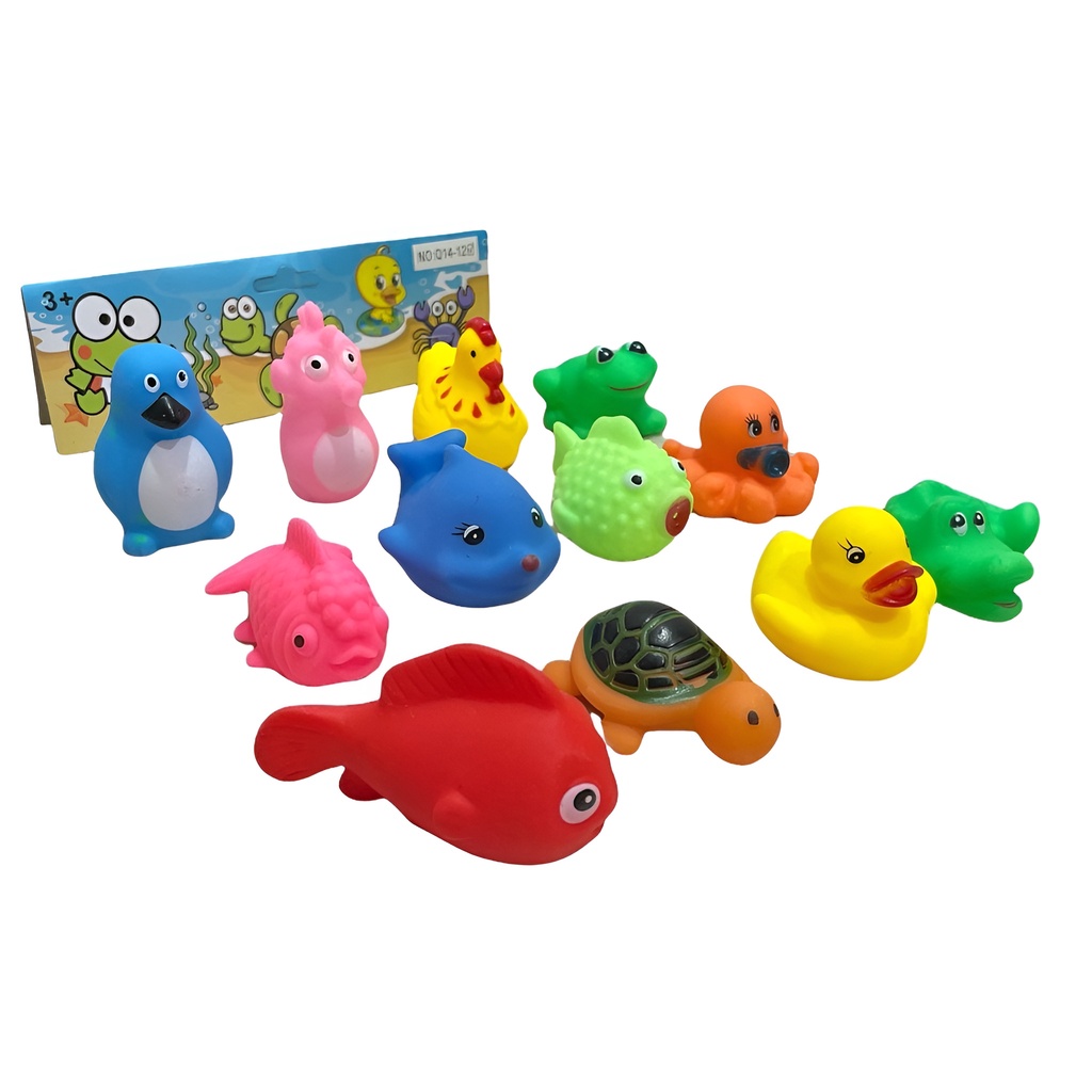 Baby Bath 12pcs | Mainan Mandi Bayi | Bebek Mainan Anak | Mainan Anak Bayi Laki Laki 0 6 Bulan | Mainan Anak Perempuan 1 Tahun Mainan Edukasi | Kado Ulang Tahun Anak Permpuan 1-2 Tahun