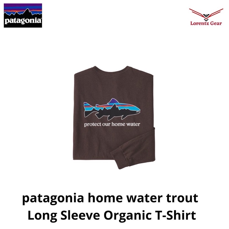 Patagonia home Water Trout responsibili Long sleeve Organic Shirt