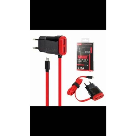 Charger LION 2 USB HIGH SPEED 2,5A .ANDROID MICRO USB
