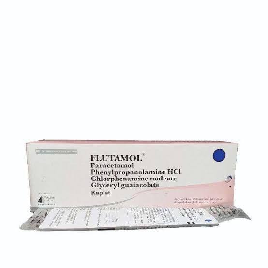 Flutamol kaplet Strip Batuk Flu Demam ORIGINAL-BPOM