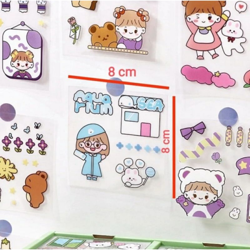 Stiker 2D Anti Air / Stiker Botol Bayi / Sticker Waterproof