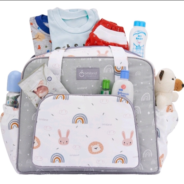 Omiland Diaper Bag Tas Bayi Besar Rainbow Series OB27171/72