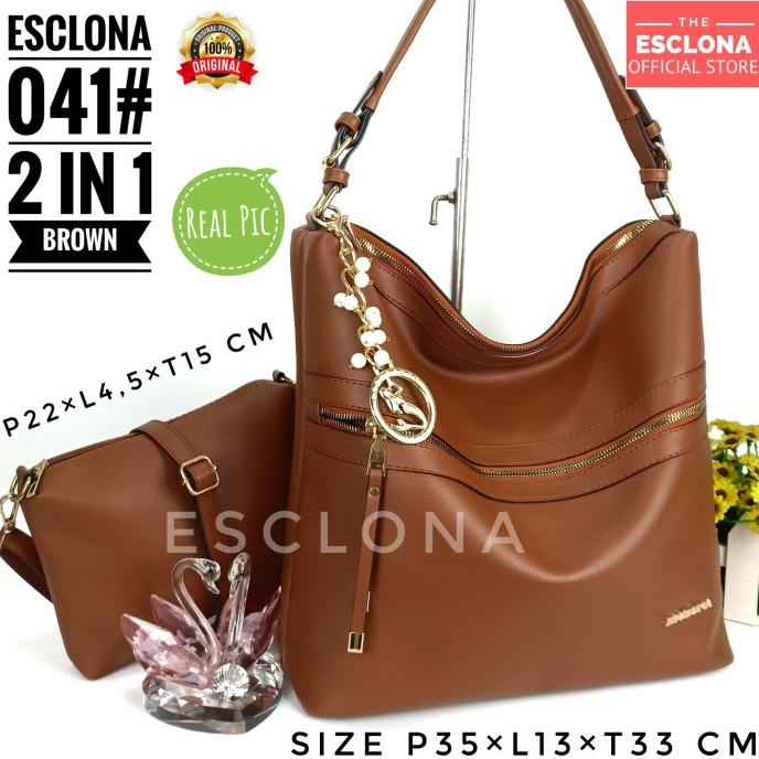 TAS WANITA TAS BAHU WANITA 041 SHOULDER BAG ESCLONA TAS SELEMPANG