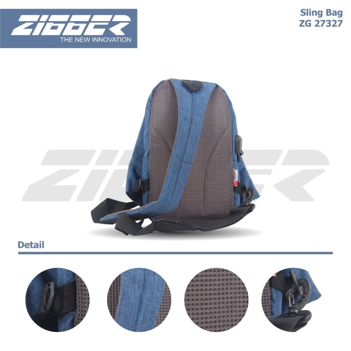 [KLIKTAS] Tas Selempang Pria ZIGGER - 27327 - Sling Bag