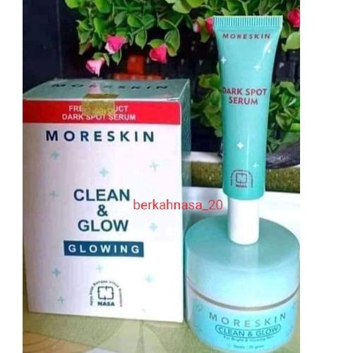 Promo ✔️⭐ Moreskin Clean And Glow Kemasan Baru free serum