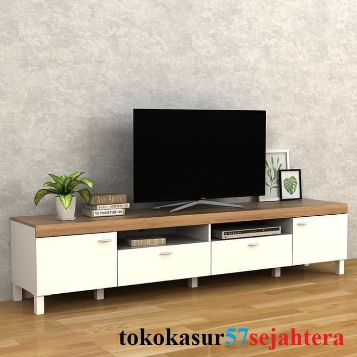 Tabl Meja Tv - Benedict Tv210 White - Prodesign Bavarian
