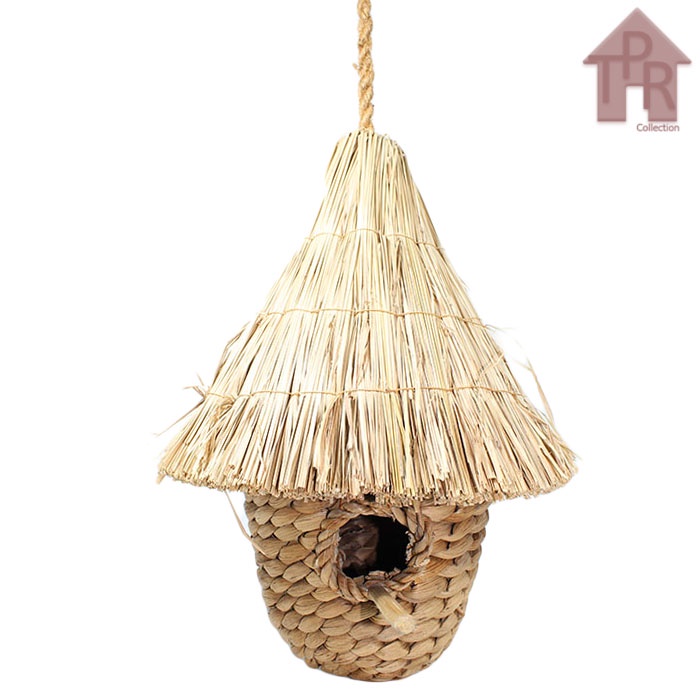 Natural Deco Ornamen Tangkringan Sarang Burung Gantung LMS