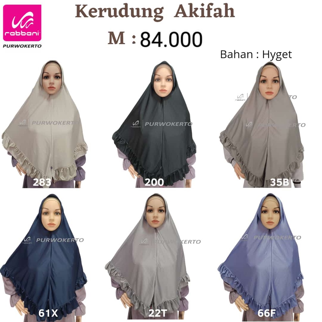 TERBARU RABBANI - KERUDUNG AKIFAH RABBANI | JILBAB RABBANI ORI